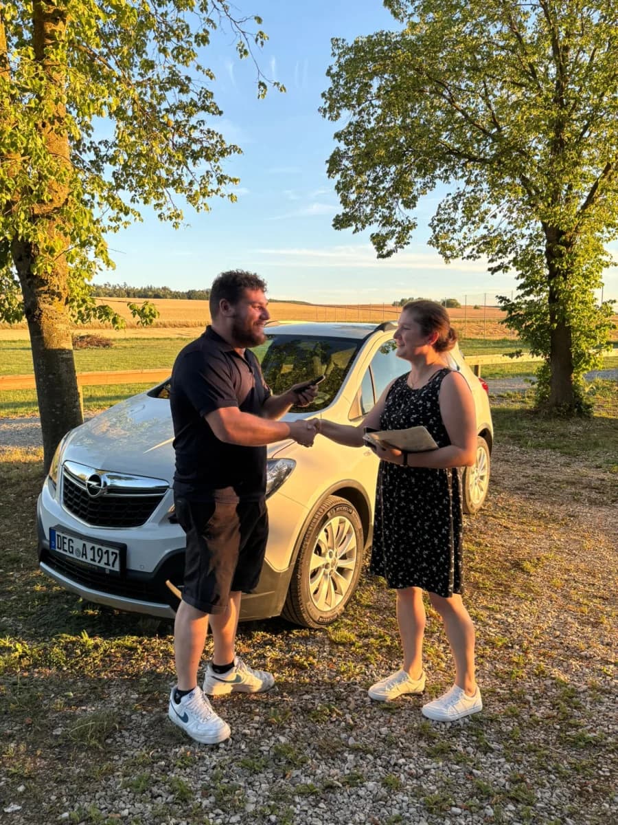Übergabe OPEL Mokka