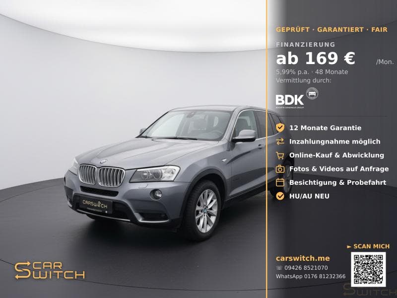 2014 BMW X3 xDrive30d Aut. Leder HeadUp BiXenon AHK