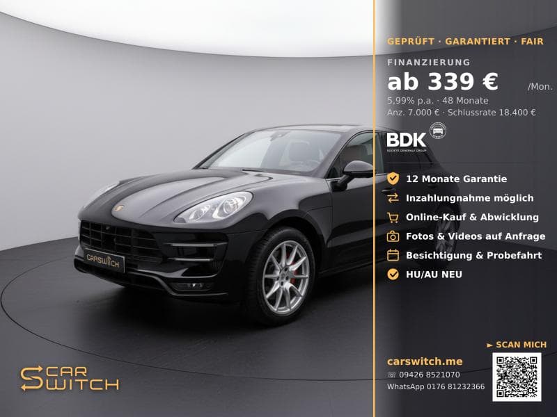 2015 PORSCHE Macan 3.6 Turbo Aut. Bose / SHZ / CarPlay