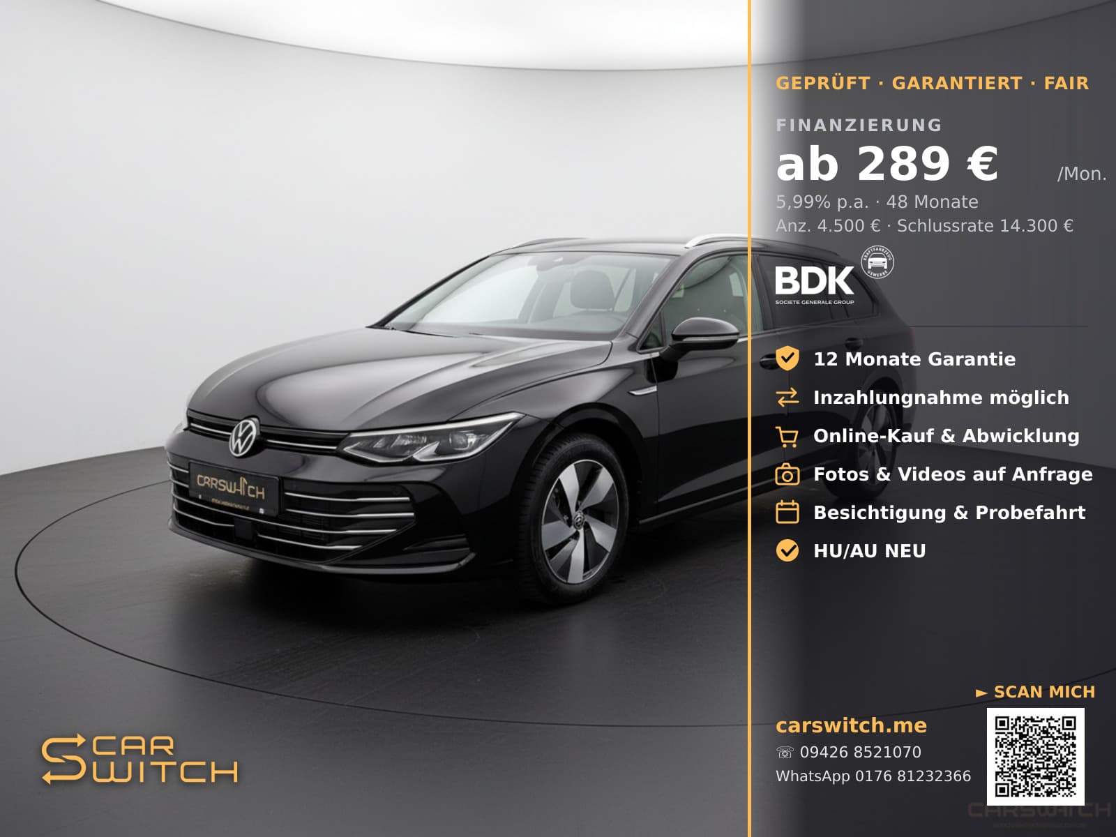 2025 VW Passat Variant 1.5 eTSI Aut. ACC/RFK/SHZ - Bild 1