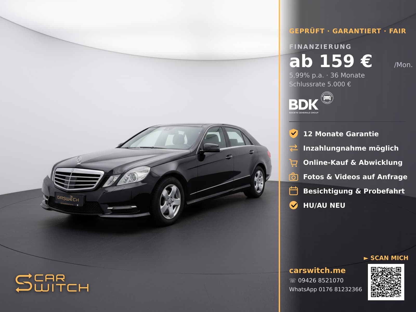 2013 Mercedes-Benz E 300 BlueTEC Hybrid Avantgarde - Bild 1