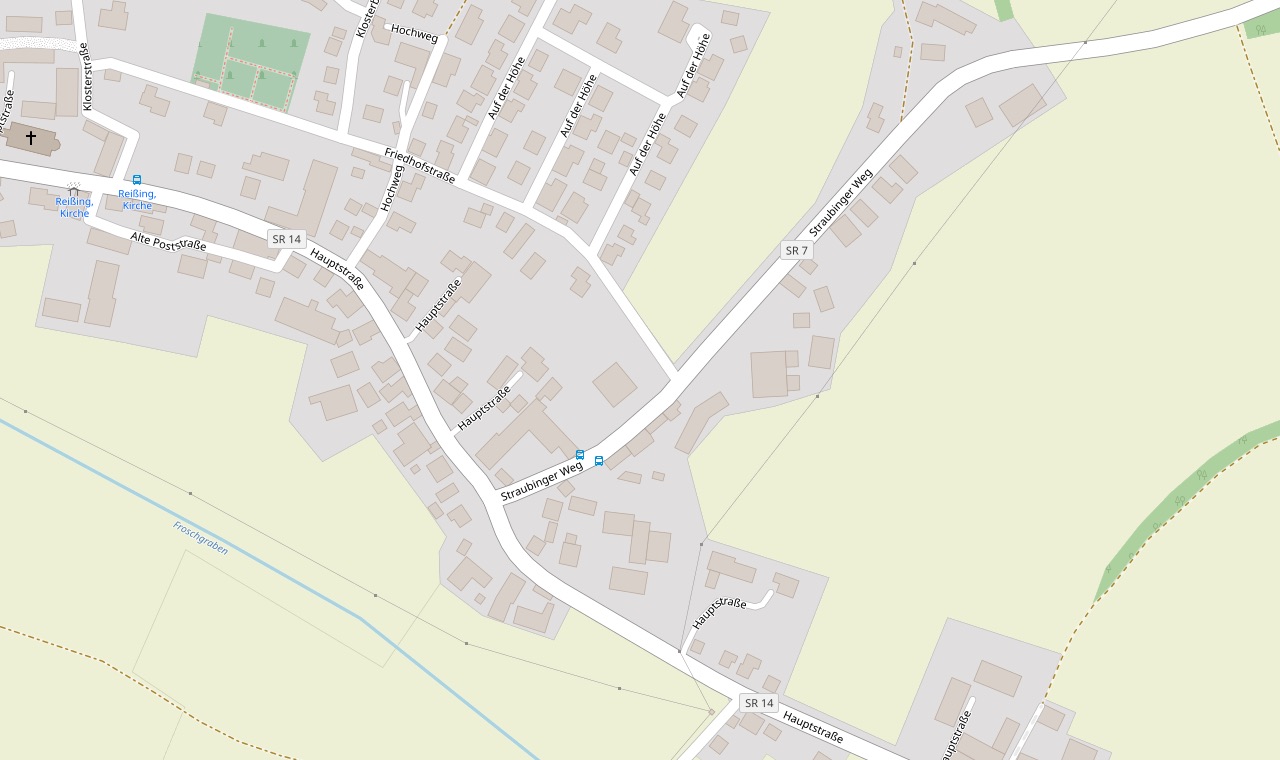 Karte: Straubinger Weg 1, Oberschneiding